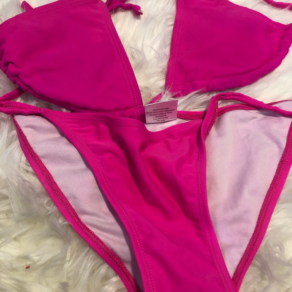 Wet Seal Hot Pink Teeny Bikini